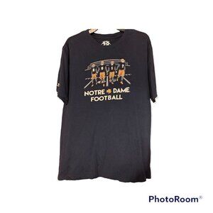28 Years Notre Dame Football Tee Navy L